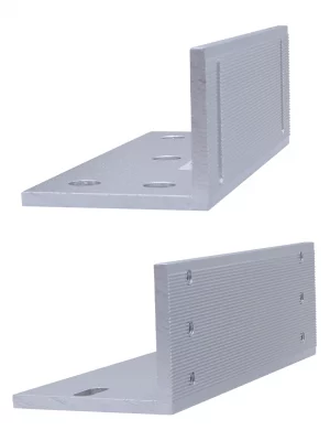 ZKTECO LMB120ZL - Soporte de Montaje para Diversos Tipos de Puertas, Tipo ZL, Aluminio Anodizado, Compatible con Cerradura Magnética LM120 - Image 4