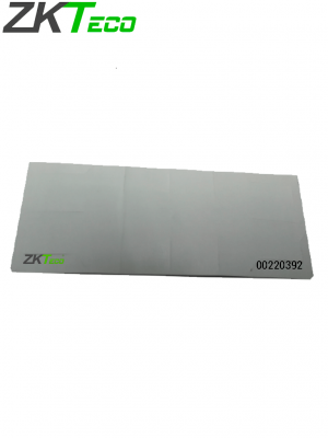 ZKTECO UHFT4 - TAG Adherible para Vehículos Tecnología UHF / Blanco / Folio Impreso / Rango de Frecuencia 902 A 928 Mhz / Compatible con Lectoras U1000F, UHF5F y UHF10F - Image 1