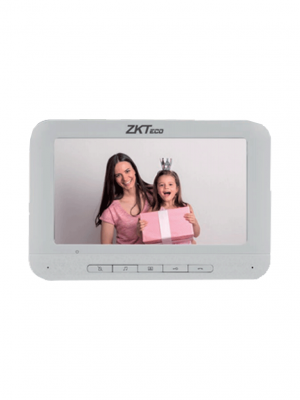 ZKTECO VDPIB3 - Monitor LCD de 7 pulgadas para Videoportero Analógico / Conexión mediante 4 Hilos / Resolución 800*480 píxeles /  Imagen Nítida / Botón de NO Molestar / Hasta 25 Tonos Diferentes - Image 3