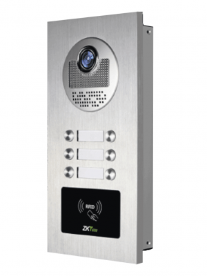 ZKTECO VE06A01 - Videoportero Departamental para 6 monitores / Cámara  de 700TVL / Ángulo de Visión 92° / Visión Nocturna / Apertura de Puerta con Tarjeta RFID/ IP54 - Image 2