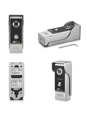 ZKTECO VDP03B3 Kit - Kit de Videoportero Analógico / Monitor de 7 Pulgadas / Frente de Calle con cámara de 1 MP / Angulo de Visión 87° /  Conexión hasta 4 monitores - Image 3