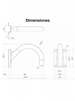 VIVOTEK AM-221 - Soporte para montaje en pared tipo cuello de ganso - Image 2