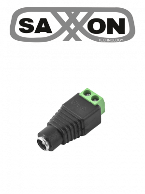 SAXXON SX53 - Adaptador Hembra / Paquete de 10 piezas / Para Alimentación de Cámaras / Terminales Tipo Tornillo Positivo y Negativo / Resistente a la Oxidación / 12v - Image 1