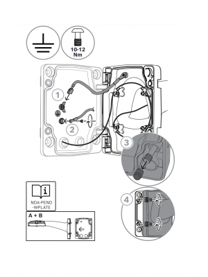 BOSCH V_NDAPENDWPLATE - Placa de montaje para NDA-7100-PEN/PENF - Image 2