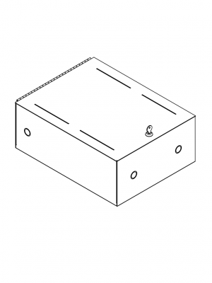 KIDDE BC1 - Gabinete de Baterías / Puerta Bronce / Soporta baterías de hasta 40 Ah - Image 2