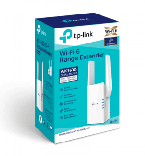 TP-LINK RE505X - Repetidor WiFi AX1500 con WiFi 6 de doble banda 2.4GHz (300Mbps) y 5GHz (1200Mbps), One Mesh, indicador inteligente de señal, modo punto de acceso, 2 antenas externas y 1 puerto Ethernet (RJ45) 10/100/1000Mbps - Image 2