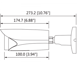 DAHUA IPCHFW5431EZE - Cámara IP bullet 4 Mp / H265+ / WDR Real 120 dB / Lente motorizado 2.7 mm a 13.5 mm / IVS / Ir 50 Mts / IP67 / IK10 / PoE / ePoE - Image 2