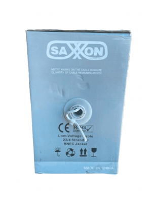 SAXXON OWAC6305JF - Bobina de Cable para Alarma de 6 Conductores/ CCA/ 305 Metros/ Uso Interior/ Material Retardante a la Flama/ Color Blanco/ Recomendado para Alarmas, Control de Acceso, Videoporteros y Audio/ - Image 3