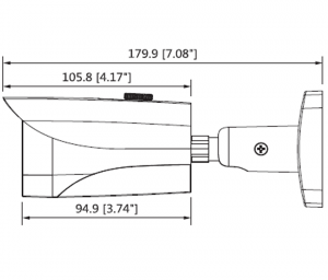DAHUA HAC-HFW2802E-A-036 - Camara Bullet 4k Starlight/ 8 Megapixeles/ Lente de 3.6mm/ 0.005 Lux color/ WDR Real/ IR de 40M/ IP67/ 3DNR/ - Image 2