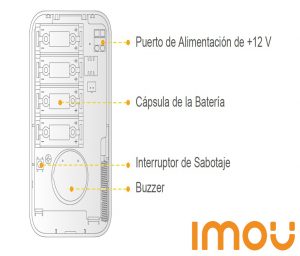 IMOU SIREN (ARA10-SW) - Sirena Inalambrica con Estrobo integrado sonido de 85 dB y frecuencia de 433 MHz. Con batería CR123A de alta duración y fácil instalación. - Image 2