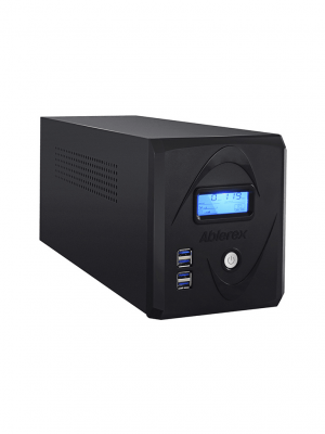 ABLEREX - AB-PRO1500T - No break interactivo / 1500VA / 900W / 8 contactos a la salida / pantalla LCD. - Image 1
