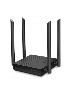 TP-LINK Archer C64 - Ruteador WiFi AC 1267Mbps con 1 puerto WAN y 4 puertos LAN RJ45 Gigabit Ethernet, MU-MIMO, 4 antenas fijas, en modos de enrutador y punto de acceso, con Beamforming. - Image 2