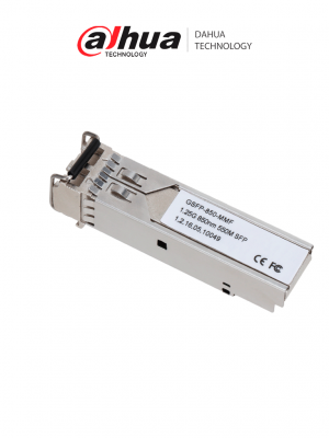 DAHUA GSFP-850-MMF Módulo óptico Gigabit/ Doble fibra multimodo/ Puerto LC/ 850 nm de envío y 850 nm de recepción/ Distancia de transmisión hasta 550 m - Image 1