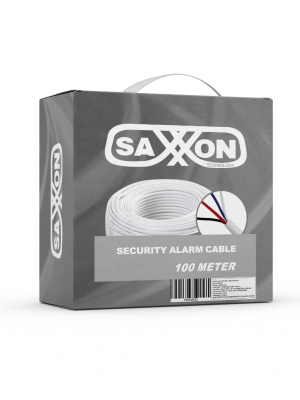 SAXXON OWAC4100J - Cable de alarma / 4 Conductores / CCA/ Calibre 22  AWG / 100 Metros / Recomendable para control de acceso / Videoportero / Audio / Reforzado - Image 2