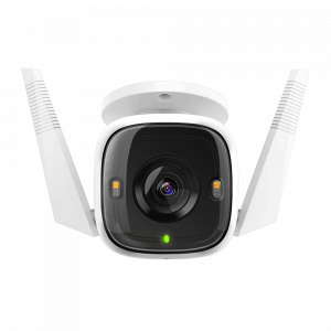 TP-LINK TAPO C320WS - Cámara IP WiFi tipo Bullet de 4 MP para Exterior con resolución de 2K, visión nocturna,  WiFi 2.4 GHz, notificaciones push, ranura para Micro SD, y compatible con Google Assistant y Alexa. - Image 2