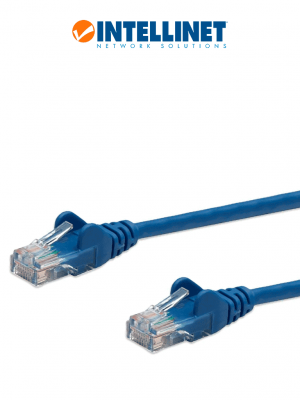 INTELLINET 342575 - Cable patch / CAT 6 / 1.0 Metro ( 3.0F) / UTP Azul / Patch cord - Image 1