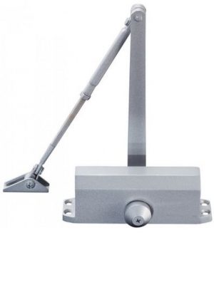 YLI YC812 - Brazo cierra puerta automático / Para puertas de 65 kg / Compatible con puertas de madera, vidrio, metal / Velocidad ajustable de cierre / Instalación izquierda o derecha - Image 1