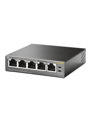 TP-LINK TL-SG1005P - Switch Escritorio No Administrable de 5 puertos 10/100/1000 Mbps, con 4 puertos PoE 802.3af/at de hasta 65 W y PoE Extendido hasta 250 metros. - Image 3
