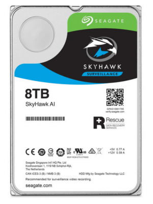 SEAGATE ST8000VE001 - Disco duro de 8 TB SKYHAWK, 7200 RPM, SATA3 6GB/s, 64 MB, recomendado para videovigilancia - Image 2