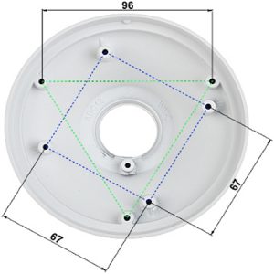 DAHUA PFA106- Adaptador para Camaras Domo/ Fisheye/ Eyeball Dahua - Image 3