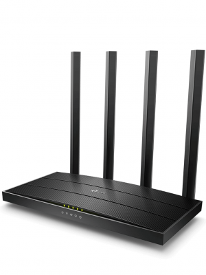 TP-LINK Archer C6 - Ruteador WiFi AC 1200Mbps con 1 puerto WAN y 4 puertos LAN RJ45 Gigabit Ethernet, MU-MIMO, 4 antenas fijas, modos enrutador y punto de acceso, Beamforming. - Image 2