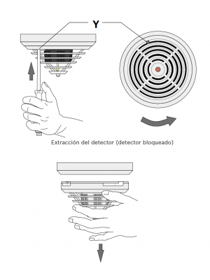 BOSCH F_FCPO320R470- Detector de humos, óptico tecnología convencional, con resistencia de alarma de 470 ohmios - Image 2