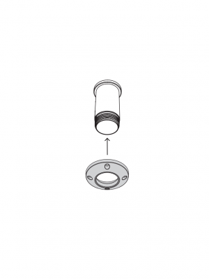 BOSCH V_NDAUPMTS - Soporte tubo colgante, 4" (11cm) - Image 4