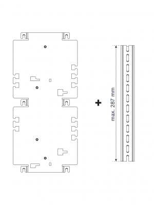 BOSCH F_HMP0003A - Placa para Bastidor de Montaje / Acero / 282 x 130 x 7.50 mm - Image 3