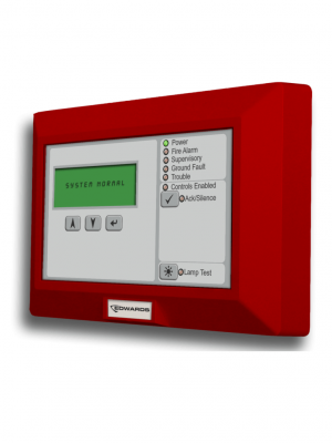 KIDDE KRLCDR - Anunciador Remoto LCD / Inglés / Sin Controles Comunes / Rojo - Image 1