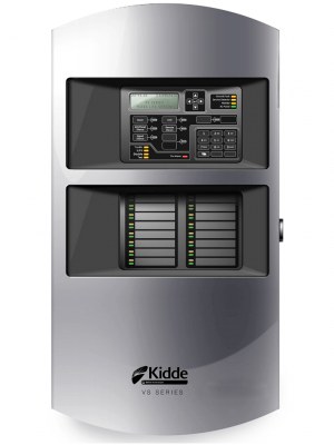 KIDDE F_VS4GSP - Panel de Incendio Direccionable / Sistema de hasta 4 Lazos con 1 Lazo de 250 Dispositivos Instalado / 110V / Gris / Español - Image 1