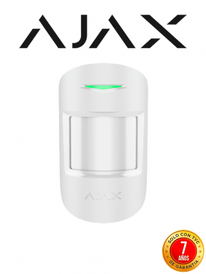 AJAX MotionProtect PlusW - Detector de movimiento inalámbrico Microondas e Infrarrojo. Color Blanco (28304.02.WH3) - Image 1