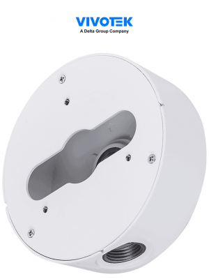 VIVOTEK AM-71E-V02 - Caja de conexiones para exterior, para camaras bullet y domo, color blanco, Material de aleacion de aluminio - Image 1