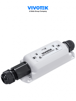 VIVOTEK AP-GXC-0150 - Extensor PoE para exterior con 1 puerto Gigabit GE, conexión en cascada hasta 300m, salida PoE de hasta 68W, y protección IP67 e IK10. - Image 1