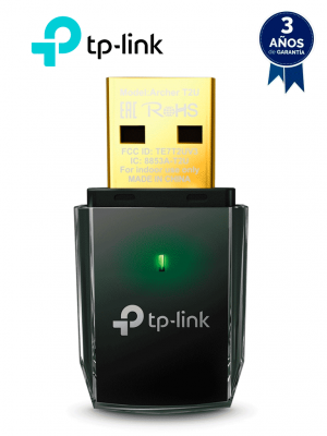 TP-LINK ARCHER T2U - Adaptador USB inalámbrico doble banda AC 600 Mbps. - Image 1