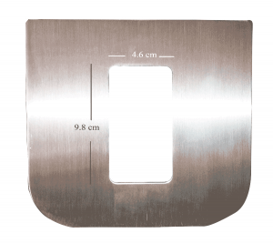 ZKTECO FP2100 - Accesorio para Montaje de Lectoras/ Compatible con Lector FR1200 u otros/ Para Torniquete Modelo TS2100. - Image 2