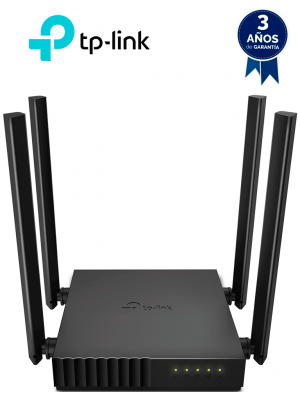 TP-LINK Archer C50 - Ruteador WiFi AC 1200Mbps con 1 puerto WAN RJ45 Fast Ethernet, 4 puertos LAN RJ45 Fast Ethernet, 4 antenas fijas y modos de funcionamiento como enrutador y punto de acceso. - Image 1