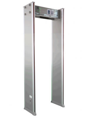 ZKTECO D1065 - Arco detector de metal con 6 zonas de detección, 100 niveles de sensibilidad, pantalla LCD de 3.5", contadores de personas y alarmas, indicadores LED en ambas vistas - Image 2