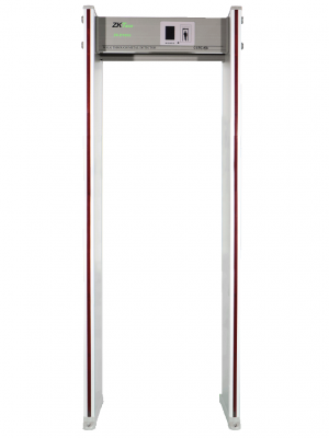 ZKTECO D1065 - Arco detector de metal con 6 zonas de detección, 100 niveles de sensibilidad, pantalla LCD de 3.5", contadores de personas y alarmas, indicadores LED en ambas vistas - Image 5