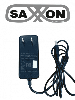 SAXXON KA24D1202000USH - Fuente de Poder Regulada / 12 Vcc 2 Amper / Conector Macho / Voltaje de Entrada: 100-240V / Ideal para Cámaras de CCTV , Controles de Acceso y Asistencia - Image 2