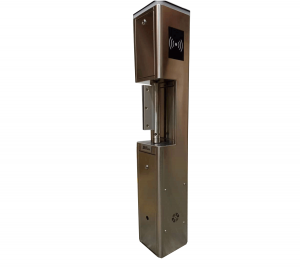 ZKTECO SBT2000S - Puerta de Cortesía Bidireccional de Alto Flujo/ Carril de 90 cm/ 110V/ Acero Inoxidable/ Aleta de Vidrio Templado/ Fácil Integración con Controles de Acceso Facial, Palma, QR, Proximidad y botones/ No cuenta con Lectores y Panel - Image 5