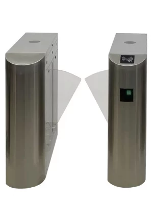 WEJOIN WJTYH101SP - Barreras Peatonal Flap Barrier Bidireccional con Aletas de Acrílico 3 Millones de Ciclos pase 25 - 35 por minuto Compatible con Controles de Acceso - Image 2