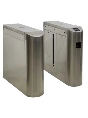 WEJOIN WJTYH101SP - Barreras Peatonal Flap Barrier Bidireccional con Aletas de Acrílico 3 Millones de Ciclos pase 25 - 35 por minuto Compatible con Controles de Acceso - Image 3