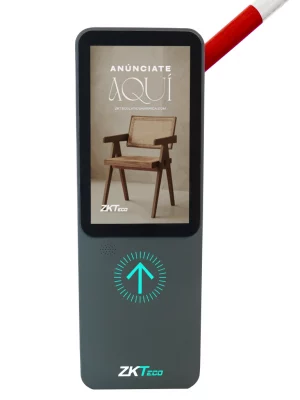 ZKTECO BG-LCD100L/R (3m) – Barrera Vehicular con Brazo Recto 3m, Pantalla LCD TFT 21.5", Software ZKBioMedia para Publicidad Motor Brushless, Velocidad Ajustable 0.6s~3s, Configuración mediante App ZKEasyGo vía Wi-Fi Local - Image 2