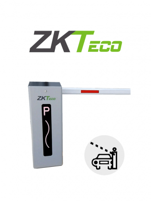 ZKTECO CMP200 - Barrera Vehicular Izquierda / Brazo Telescópico de 2.6 hasta 4.5 metros / 3 Seg. / Dirección Ajustable (a Derecha) / Gabinete con Luz Led Indicador de estado / Sistema Inteligente anti-impacto/ Incluye 2 controles remotos - Image 1
