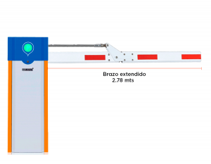 WEJOIN WJCB101VFIL33D90 - Barrera Vehicular Izquierda Alto Flujo / Motor 24 VDC / Brazo Octagonal Articulado De 3 Metros A 90 Grados / Velocidad 3 segundos / Dirección ajustable - Image 2