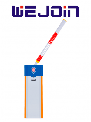 WEJOIN WJCB101VFHL13RF - Barrera Vehicular Izquierda Alto Flujo / Motor 24VDC / Brazo Redondo de 3 metros / Sistema Abatible / Velocidad de 1 segundo / Dirección ajustable - Image 1
