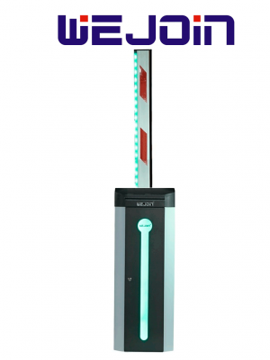 WEJOIN WJDZ120L34 - Barrera Vehicular Izquierda Led de uso rudo / Servo Motor / Brazo Rectangular de 4 metros / Velocidad 3 Segundos / Izquierda o Derecha - Image 1