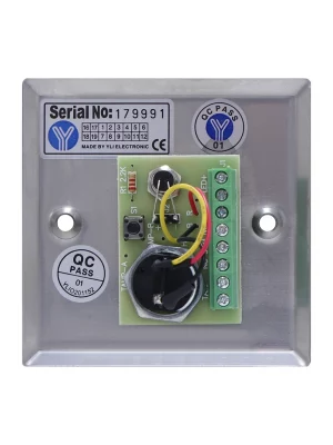 YLI YKS850LS - Botón Liberador de Llave, Indicador LED, Acero Inoxidable, Resistente a la Intemperie, Función NC/NO - Image 2