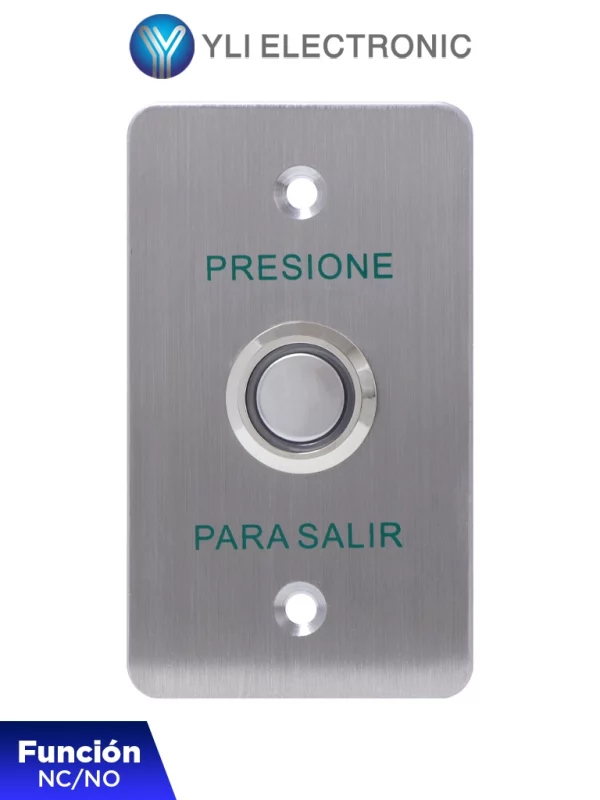 Boton-Salida-Mecanico-Indicador-LED-Azul-Acero-Inoxidable-12VCC-Funcion-NC-PBK814BLED-YLI-TVC-Principal.webp