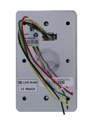 YLI TSK830A - Botón de Salida Táctil, Luz LED, Carcasa Plástica, Acabado Elegante, 12-24 VCC, Función NC/NO, Sin Caja de Instalación Requerida - Image 3